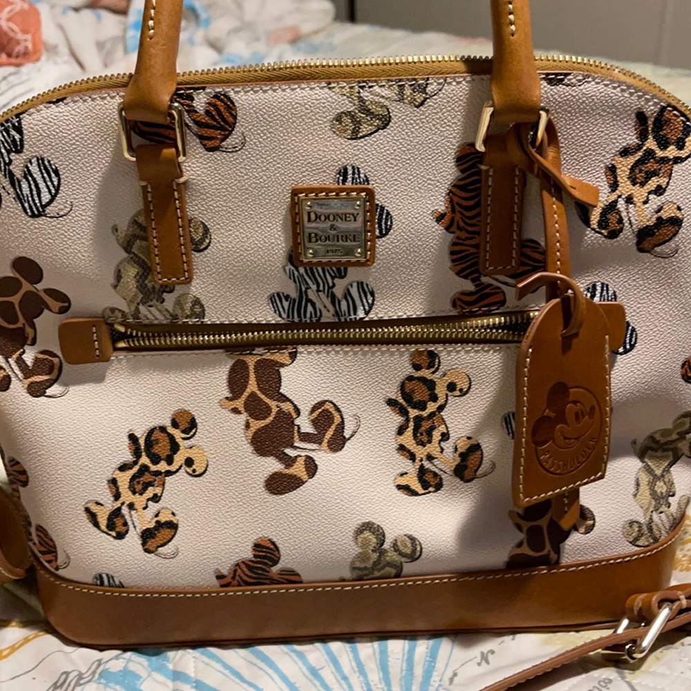 Disney Dooney & Bourke Mickey Mouse Animal Print
